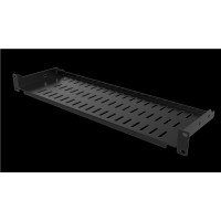 Полиця MIRSAN 10", 1U, консольна, глибина 150 мм, чорна