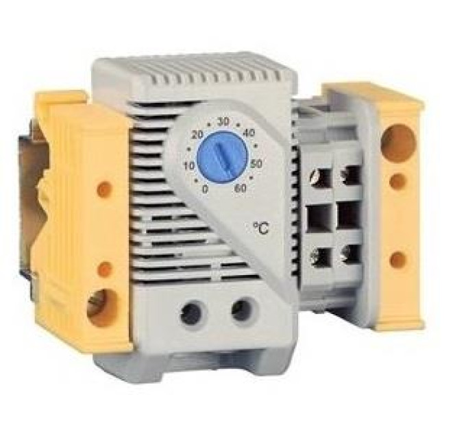 Zpas Термостат ZPAS 220V, AC, 6А, замикаючий, на DIN рейці,  для вентилятора