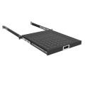 Zpas Полиця ZPAS 19", 1U, висувна , глибиною 350-450 мм, чорна