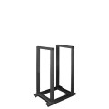 Zpas Стійка ZPAS 19", 24U, SRX, підлогова дворамна, глибина 800 мм, максимально 250кг, чорна