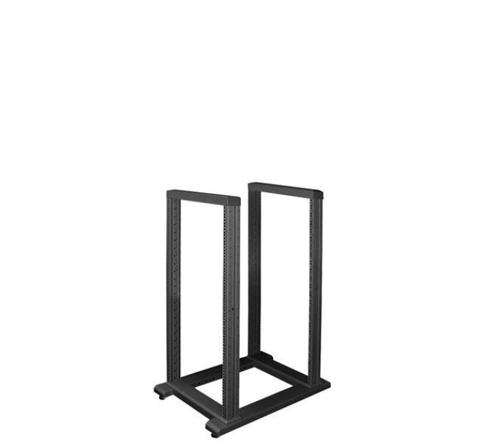 Zpas Стійка ZPAS 19", 24U, SRX, підлогова дворамна, глибина 800 мм, максимально 250кг, чорна