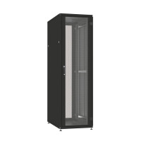 Шафа ZPAS 19", 42U, SZB IT, одностулкові передні та задні перфоровані двері, 600x600 мм, максимально 1500кг, чорна