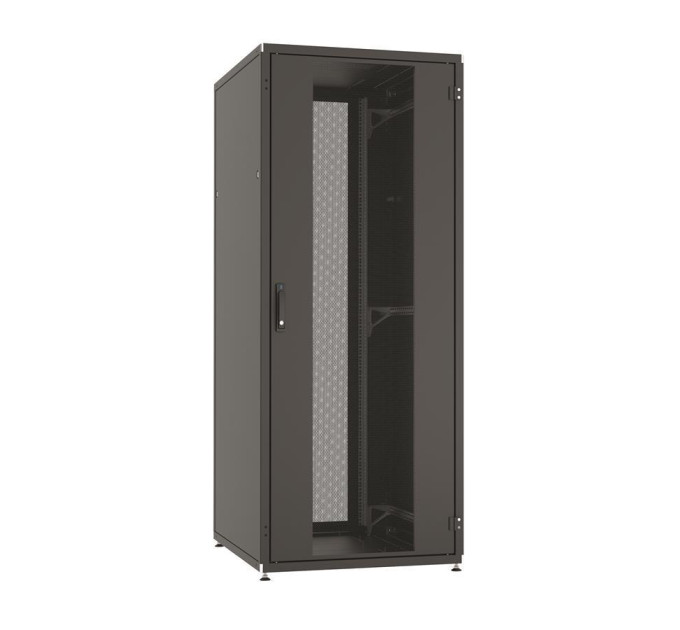 Zpas Шафа ZPAS 19", 42U, SZB IT, одностулкові передні та задні перфоровані двері, 800x1000 мм, максимально 1500кг, чорна