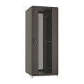 Zpas Шафа ZPAS 19", 42U, SZB IT, одностулкові передні та задні перфоровані двері, 800x1000 мм, максимально 1500кг, чорна