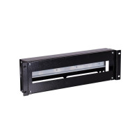 Панель ZPAS 19", модульна, з DIN-рейкою, чорна