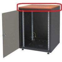 Шафа ZPAS 19", 15U, SJB, передні скляні двері, без стільниці, 600x600 мм, максимально 38кг, чорна