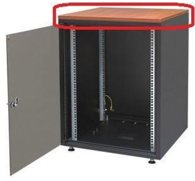 Zpas Шафа ZPAS 19", 18U, SJB, передні скляні двері, без стільниці, 600x800 мм, максимально 45кг, чорна
