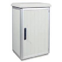 Шафа ZPAS 19", 25U, SZD, всепогодна вулична, 600x600 мм, максимально 1000кг, сіра