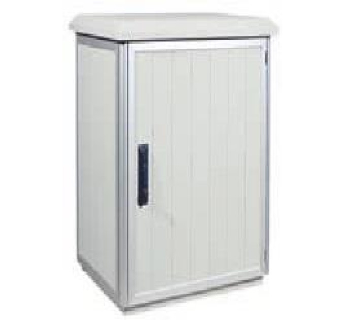 Zpas Шафа ZPAS 19", 25U, SZD, всепогодна вулична, 600x600 мм, максимально 1000кг, сіра