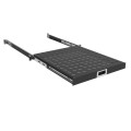 Zpas Полиця ZPAS 19", 1U, висувна , глибиною 350-450 мм, чорна
