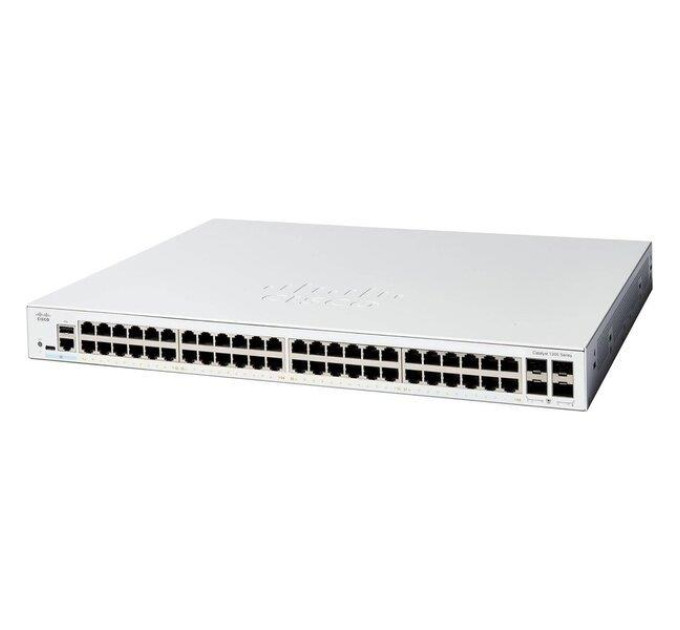CISCO SB Комутатор Cisco Catalyst 1200 48xGE, PoE, 4x1G SFP