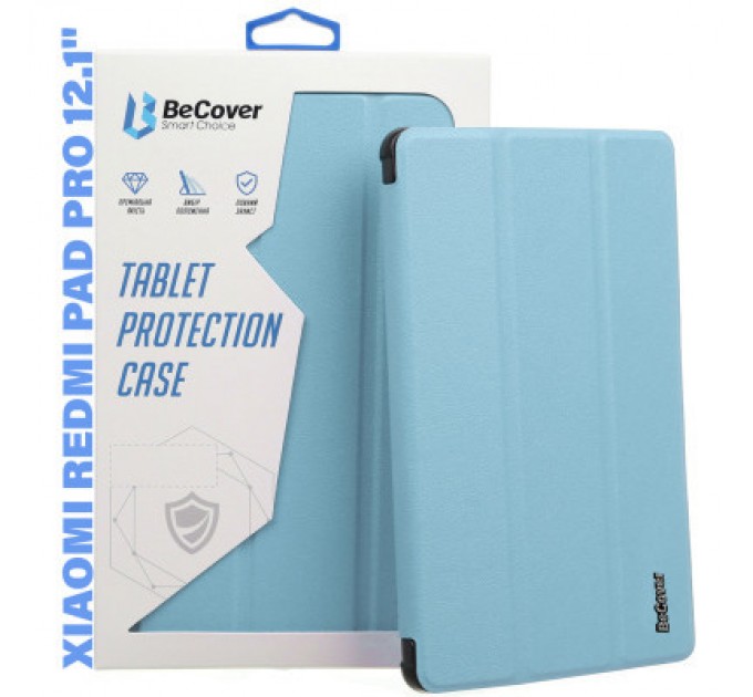 BeCover Чохол до планшета BeCover Smart Case Xiaomi Redmi Pad Pro 12.1'' Light Blue (711299)