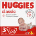 Huggies Підгузки Huggies Classic 3 (4-9кг) Jumbo 52 шт (5029053579788)