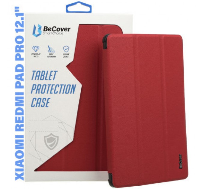 BeCover Чохол до планшета BeCover Smart Case Xiaomi Redmi Pad Pro 12.1'' Red Wine (711304)