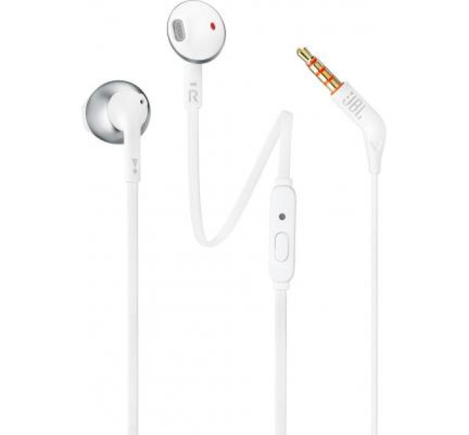 JBL Навушники JBL T205 Silver (JBLT205CRM)
