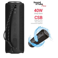 Акустична система 2E SoundXTube Plus TWS MP3 Wireless Waterproof Black (2E-BSSXTPWBK)