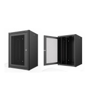 Шафа MIRSAN 19", 6U, WTN, перфорація 80%, 600x450 мм, 2т.кріпл, максимально 100 кг, чорна