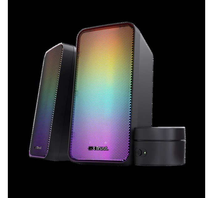 Trust Peripherals Акустична система Trust GXT 611 Wezz, USB/AUX,  RGB/Knob, чорний