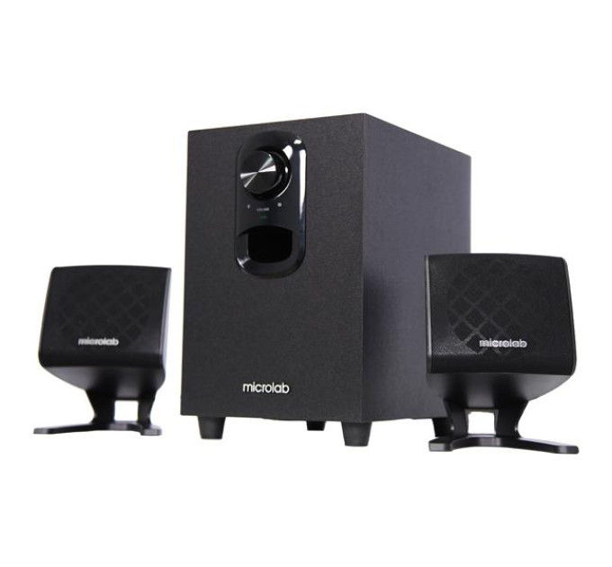 Microlab Акустична система MICROLAB M-108 2.1, 11W, mini-jack, чорний