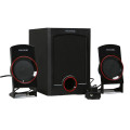 Microlab Акустична система MICROLAB M-111 2.1, 12W, mini-jack, чорний