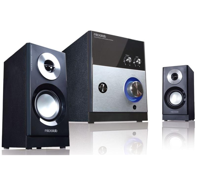 Microlab Акустична система MICROLAB M-880 2.1, 59W, mini-jack, чорний