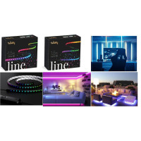 Стрічка Smart LED Twinkly Line RGB IP20 1.5м кабель чорний