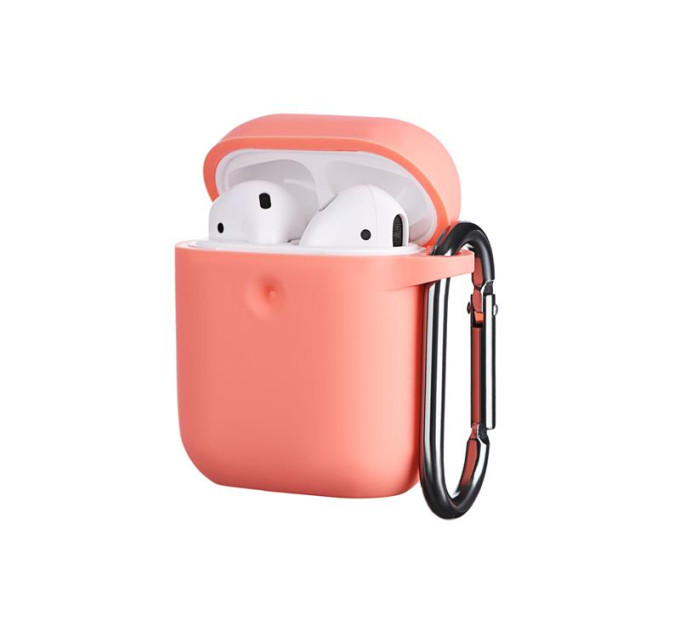 2E Mobile аccessories Чохол 2Е для AirPods (Gen 1-2, 2016-2019), Pure Color Silicone (3.0mm) , рожевий