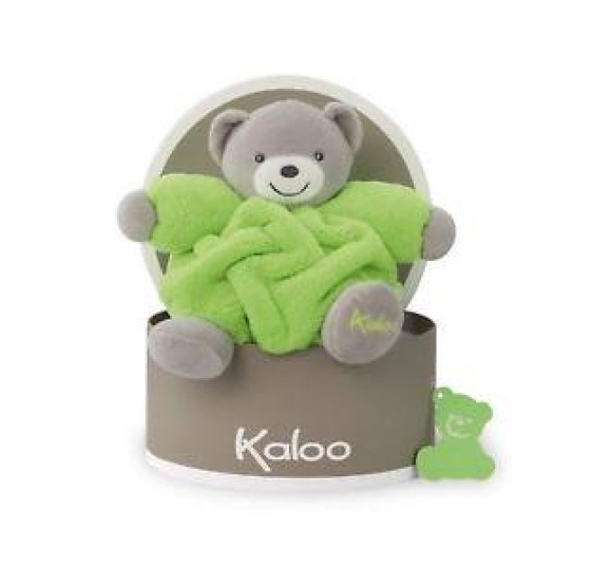 Janod М'яка іграшка Kaloo Neon Ведмедик в коробці світло зелений 18.5см
