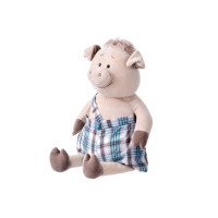 М'яка іграшка Same Toy Свинка у комбінезоні 60см