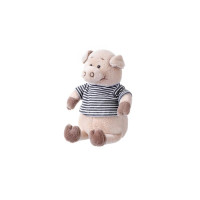 М'яка іграшка Same Toy Свинка в тільнику 18см, чорний