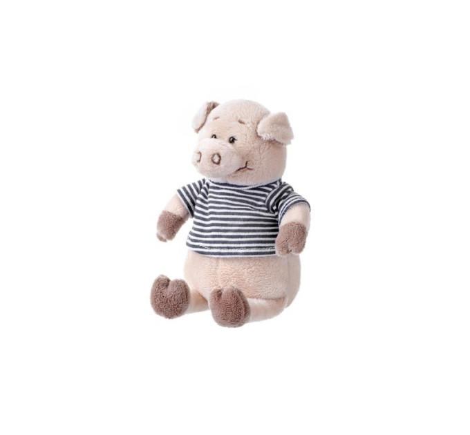 Same Toy М'яка іграшка Same Toy Свинка в тільнику 18см, чорний