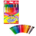 Cra-Z-Art Кольорові олівці Cra-Z-Art Mini Twist Up, 20шт