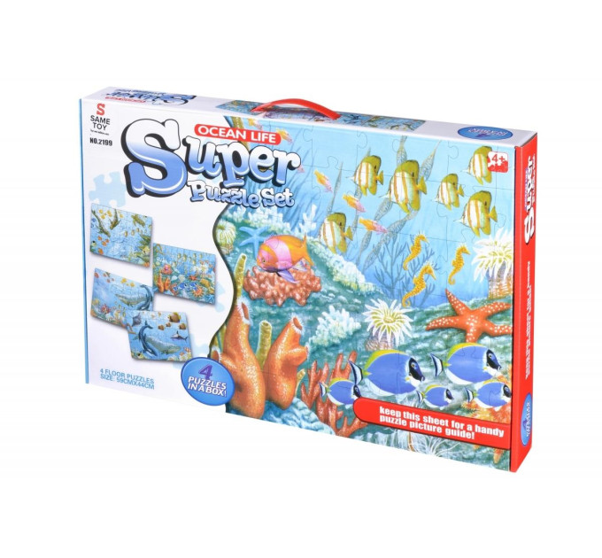 Same Toy Пазл Same Toy Підводний світ 218ел, 4шт