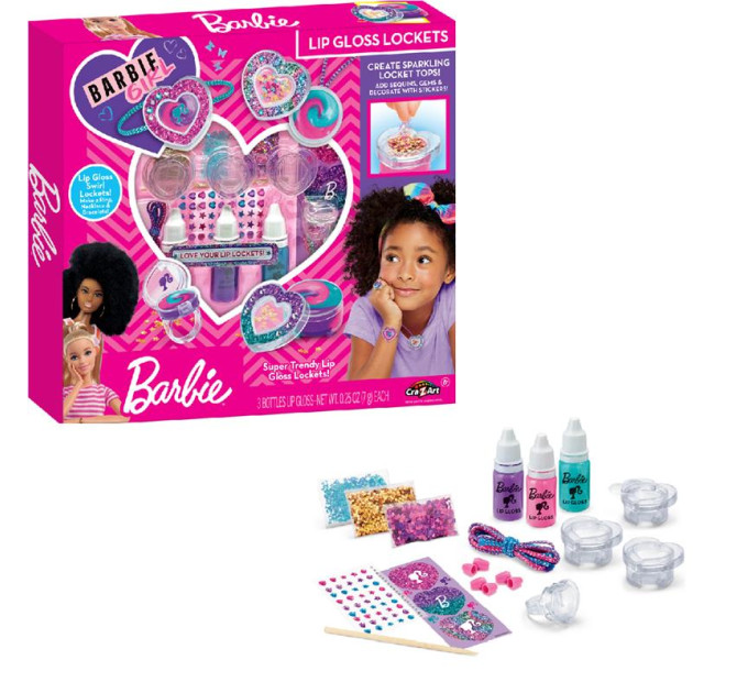 Cra-Z-Art Набір дитячої косметики Cra-Z-Art Barbie Sparkle Lockets