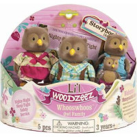 Набір фігурок Li'l Woodzeez Сім'я Сов 4од, книжка EN