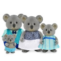 Li`l Woodzeez Набір фігурок Li'l Woodzeez Сім'я Коал 4од, книжка EN