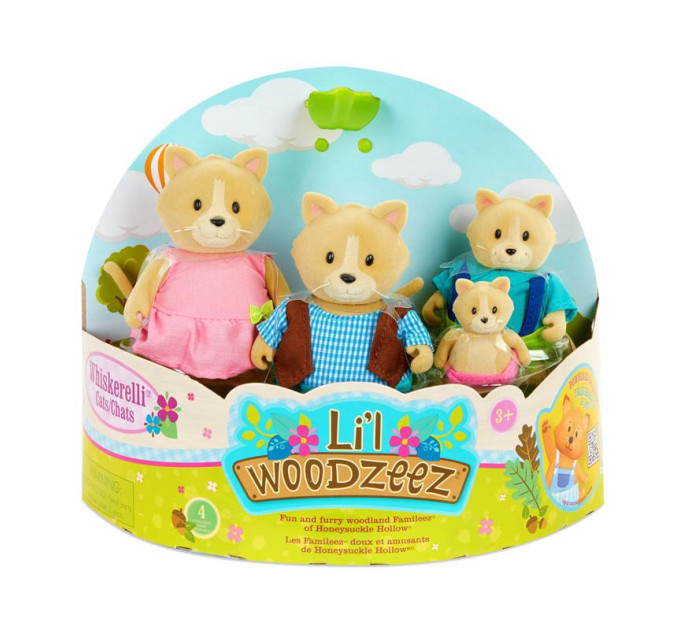Li`l Woodzeez Набір фігурок Li'l Woodzeez Сім'я Котиків 4од