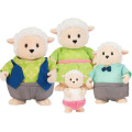 Li`l Woodzeez Набір фігурок Li'l Woodzeez Сім'я овечок 4од