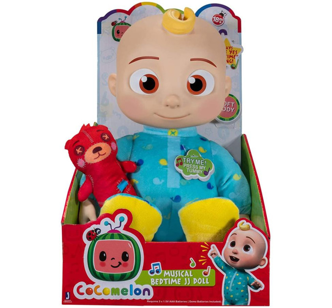 CoComelon М’яка іграшка CoComelon Roto Plush Джей Джей час сну, зі звуком
