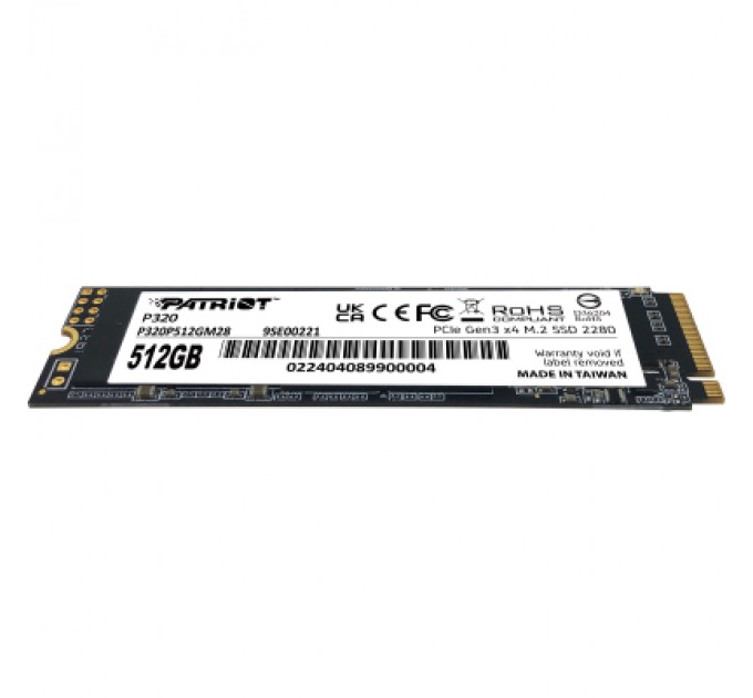 Patriot Накопичувач SSD M.2 2280 512GB Patriot (P320P512GM28)