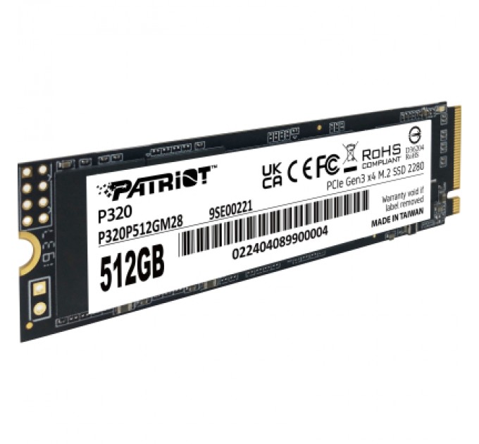 Patriot Накопичувач SSD M.2 2280 512GB Patriot (P320P512GM28)