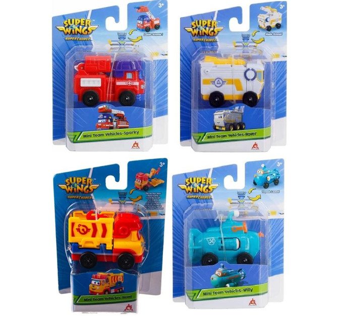 Super Wings Машинка Super Wings Mini Team Vehicles