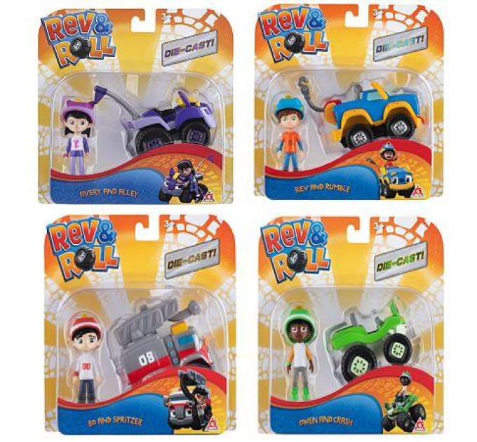 Rev&Roll Ігровий набір Rev&Roll DieCast в ас.