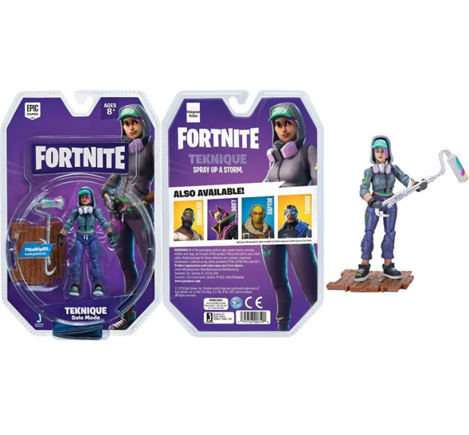 Fortnite Колекційна фігурка Fortnite Solo Mode Teknique, 10см