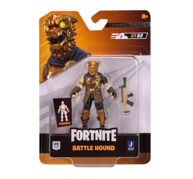 Fortnite Колекційна фігурка Fortnite Micro Legendary Series Battle Hound, 6см
