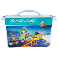 Конструктор Magplayer магнітний набір 88ел
