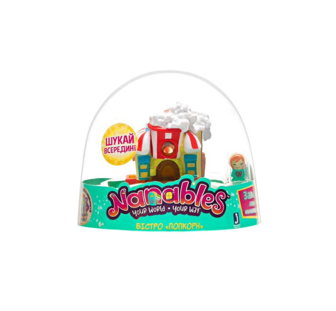 Nanables Ігрова фігурка Nanables Small House Містечко солодощів Бістро "Попкорн"