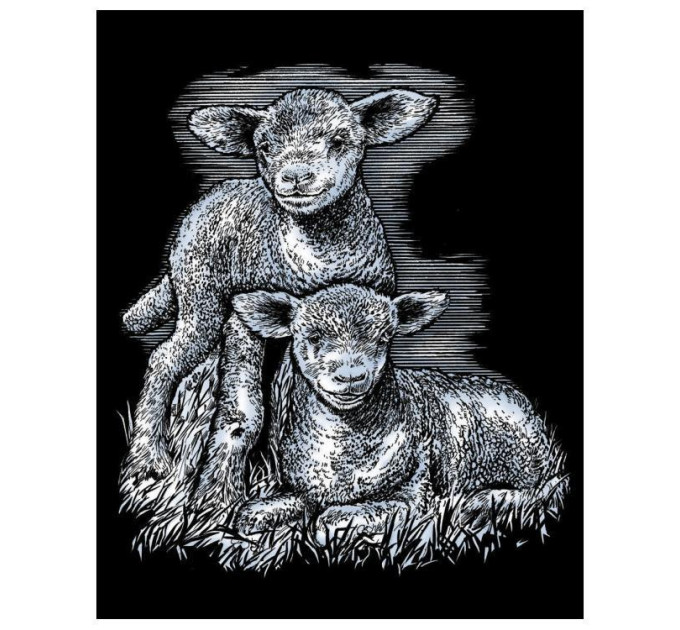 Sequin Art Набір для творчості Sequin Art Artfoil Silver Ягня 20*25см