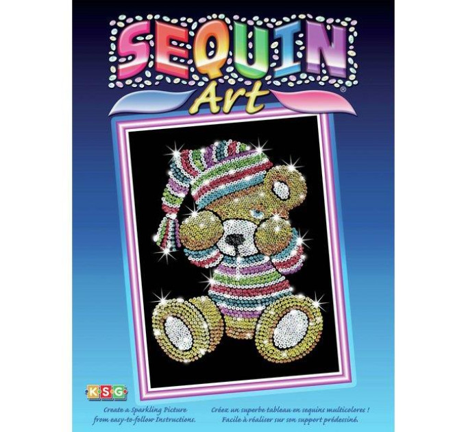 Sequin Art Набір для творчості Sequin Art Blue Тедді 25*34см