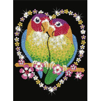 Набір для творчості Sequin Art Blue Папуги Нерозлучники 25*34см